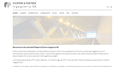 Desktop Screenshot of filippini-ing.ch