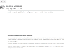 Tablet Screenshot of filippini-ing.ch
